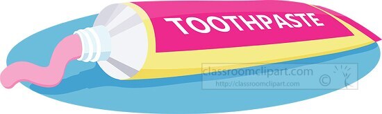 tube of toothpaste outside clipart