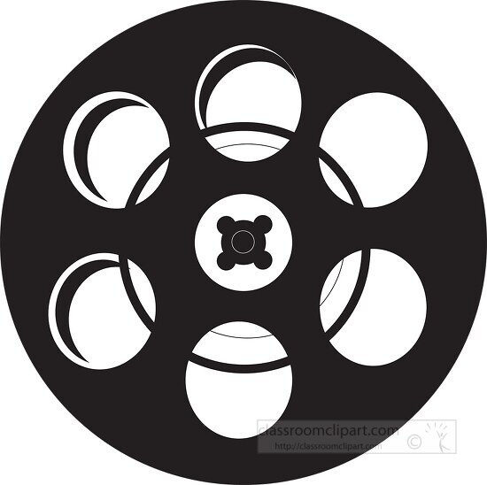 video movie reel silhouette clipartt