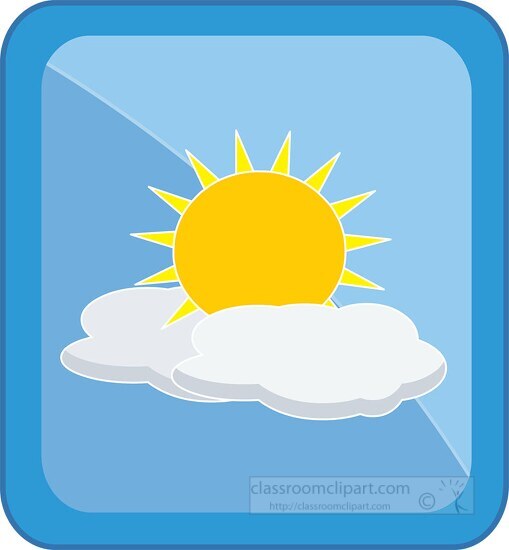 weather icons sun clouds