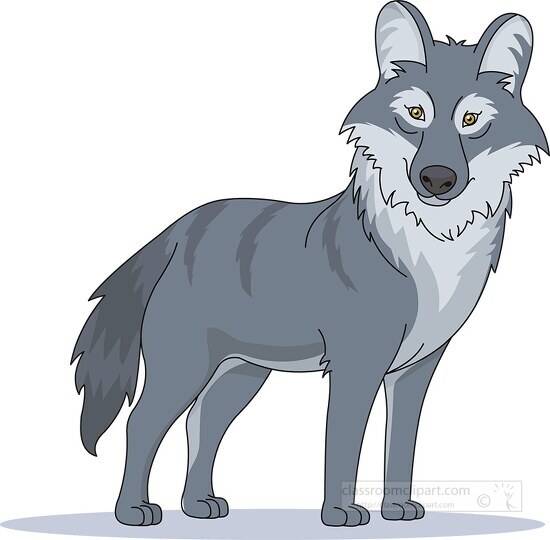 wolf vector clipart