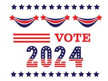 2024 presidential election vote clipart