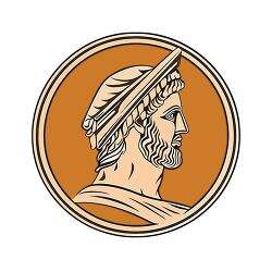 ancient greece coin classical Greek man