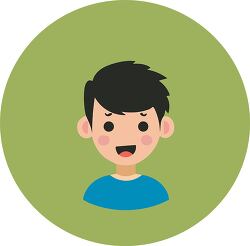 avatar of a boy with black hair