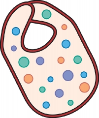 baby bib clipart