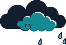 dark rain clouds weather icon