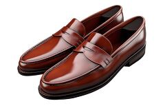 Elegant Leather Loafers in Rich Brown for Casual Outings