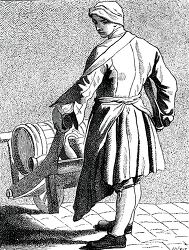18th century french strolling vinegar mercahant