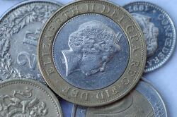 British coins with intricate details