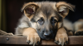 cute German Shepherd puppy