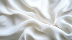 Elegant Abstract White Fabric Texture With Soft Waves