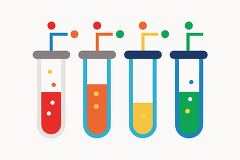 school science experiments using fluid filled test tubes