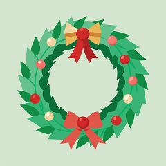 simple christmas wreath