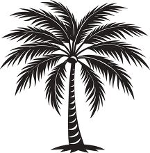 stylized drawing of a palm tree