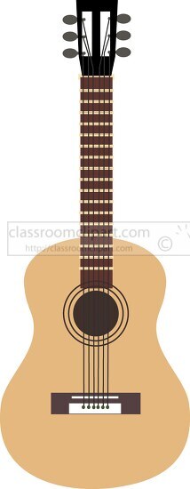 acoustic guitar with strings