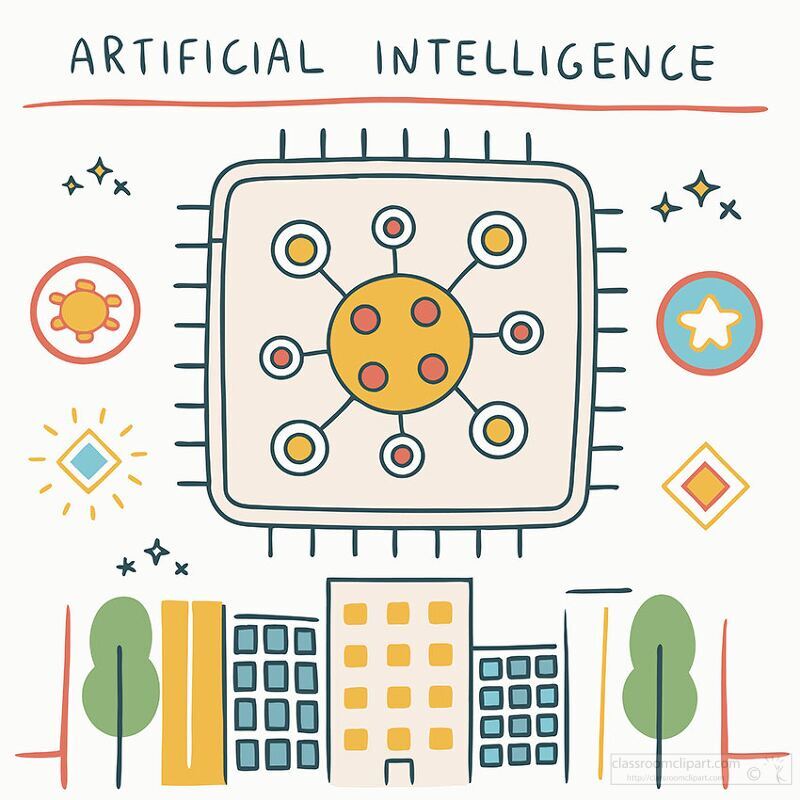 artificial intelligence concepts clipart