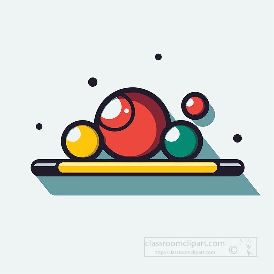 billards icon style clip art