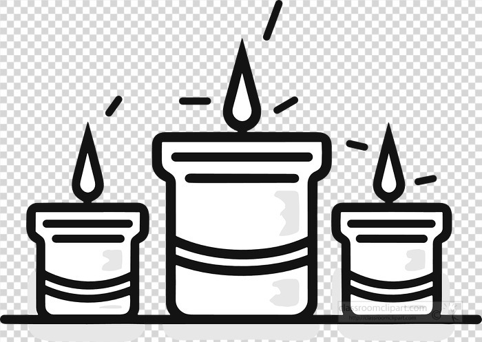candles icon style 5 transparent png clipart