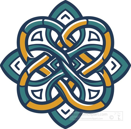 celtic design symbol flower pattern