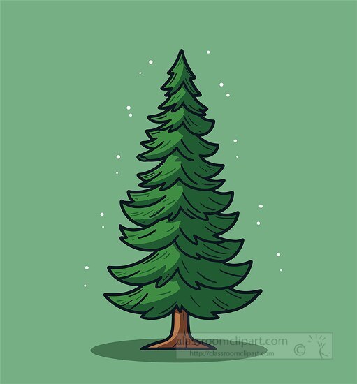 christmas pine tree icon