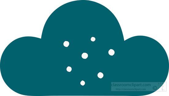 clouds with dots weather icon