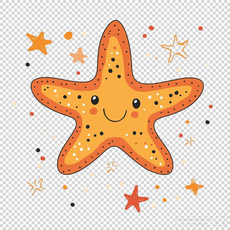 Colorful Star Character in a Playful Design