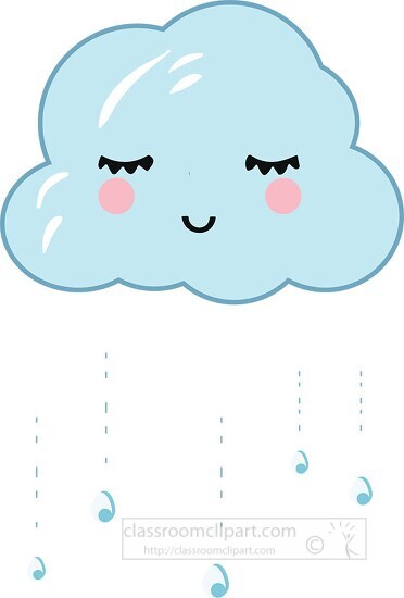 cute cartoon cloud