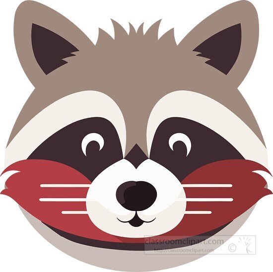 cute raccoon face