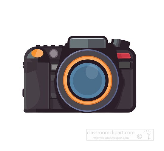 dslr camera icon vector illustration clip art