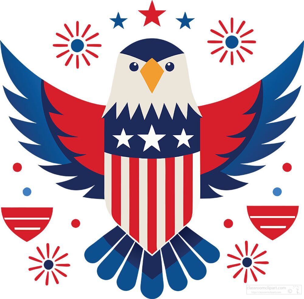 eagle design embodies American patriotism