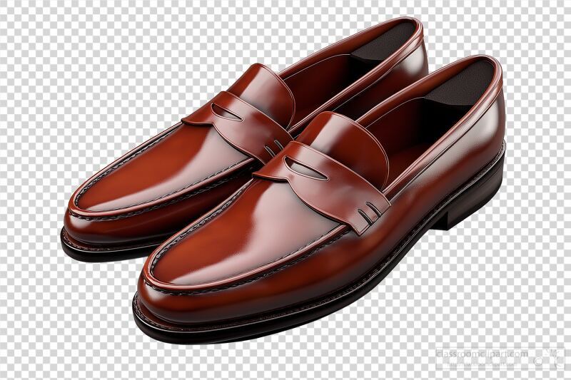 Elegant Leather Loafers in Rich Brown for Casual Outings