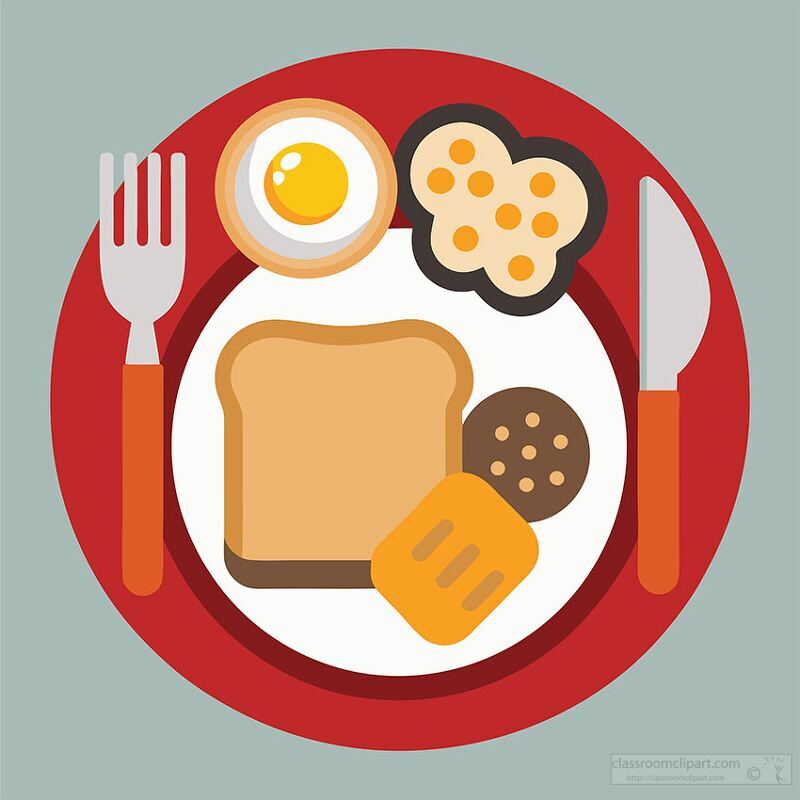 english breakfast toast beans egg and bread