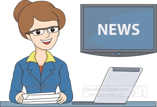 female tv news anchor clipart