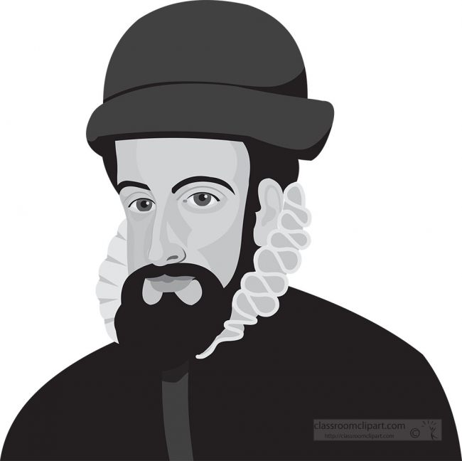 francisco pizarro explorer gray color clipart