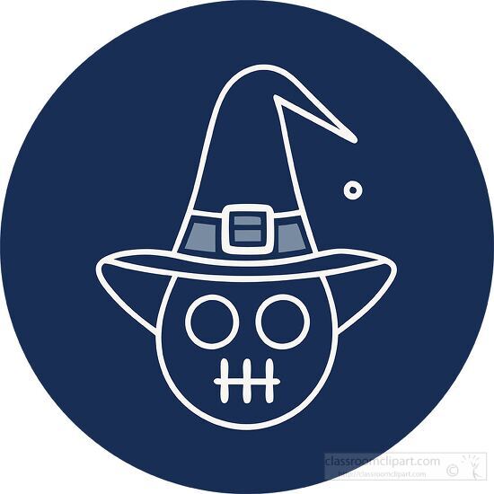 halloween pumpkin witch icon