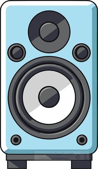 home entertainment system speaker clip art