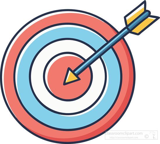 icon target with an arrow hitting the center