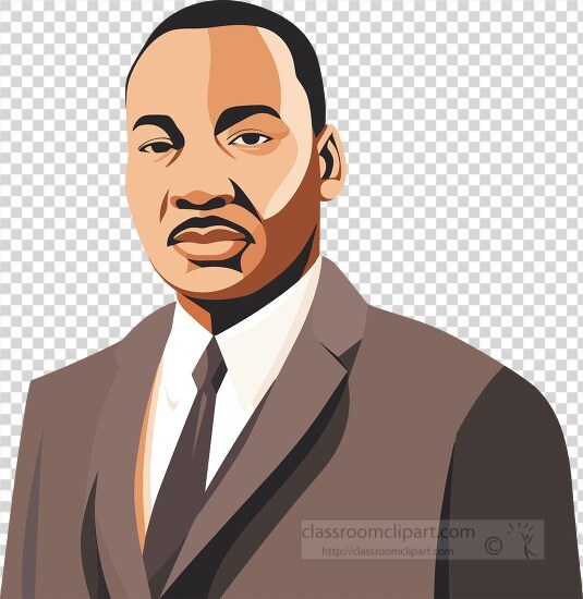 illustration of the iconic civil rights leader martin luther kin