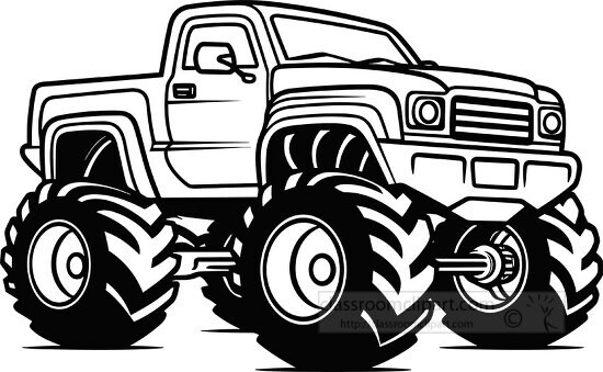 monster-truck-black-outline