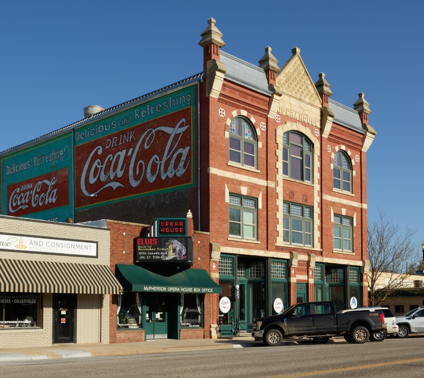 1888 McPherson Opera House in McPherson Kansas