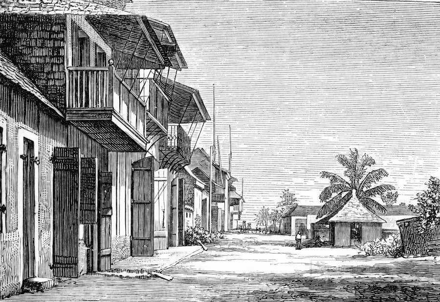 A Street in Point de Galle