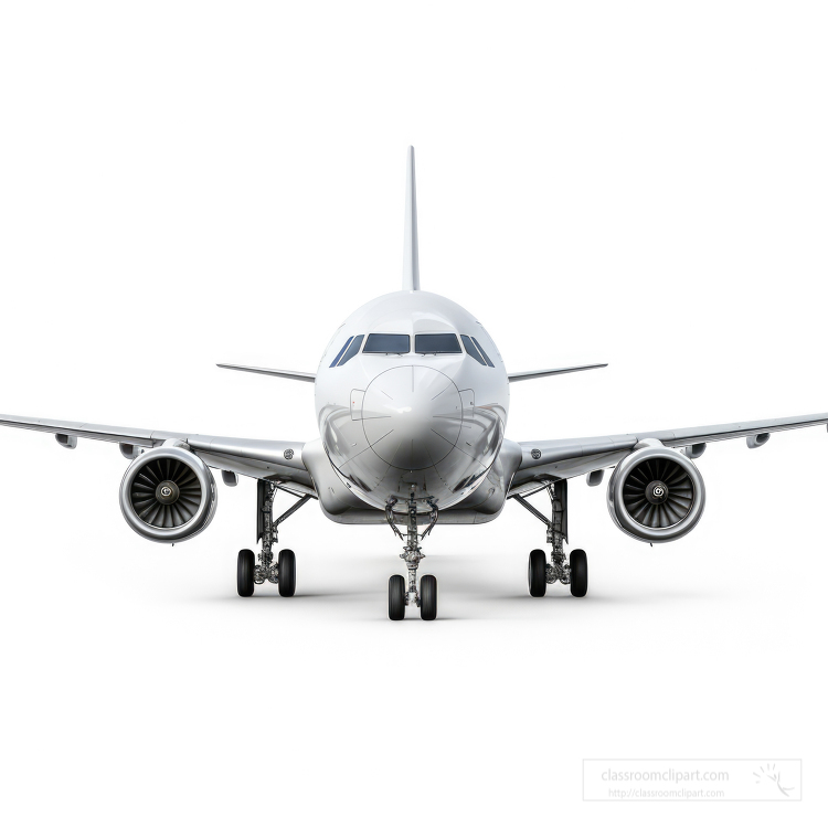 airplane isolated on white background