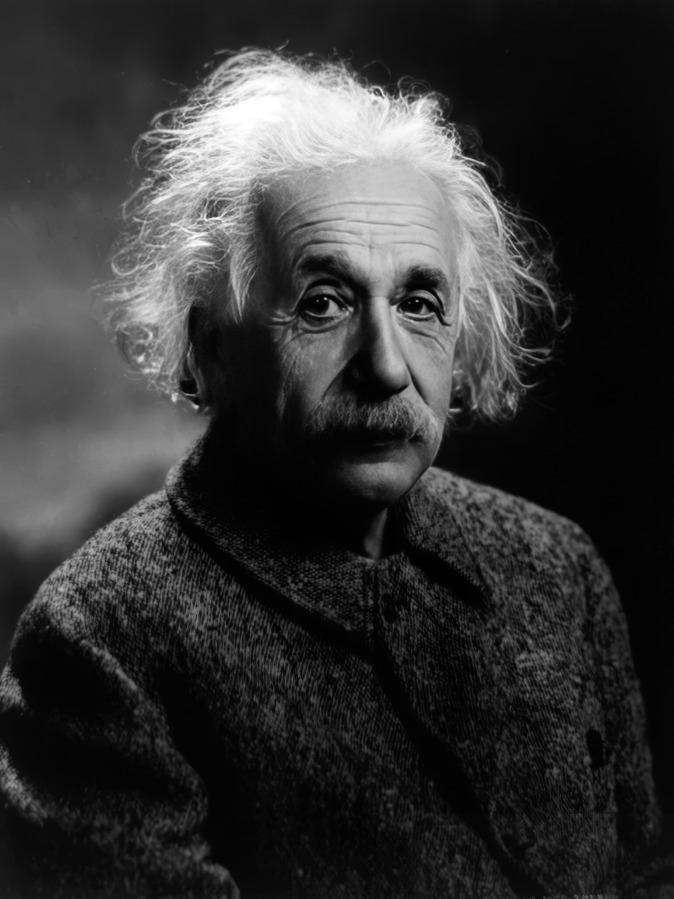 Albert Einstein portrait photo image