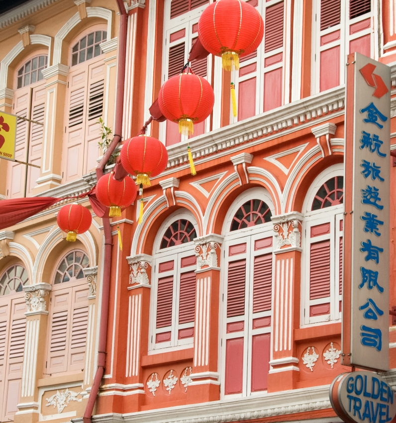 Architecture China Town Singapore