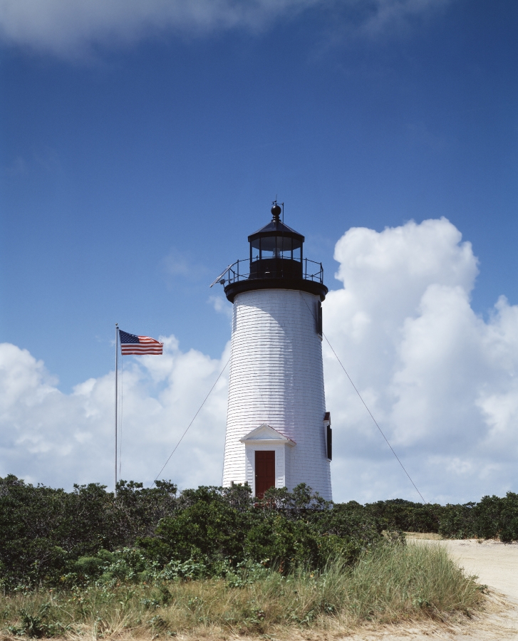 Cape Poge Light off the coast of Massachusetts