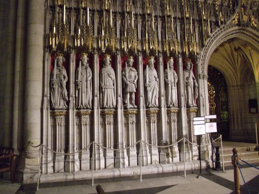 choir screen in York Minster