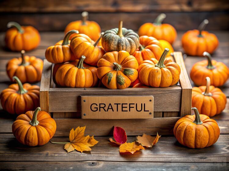 crate labeled filled with mini pumpkins