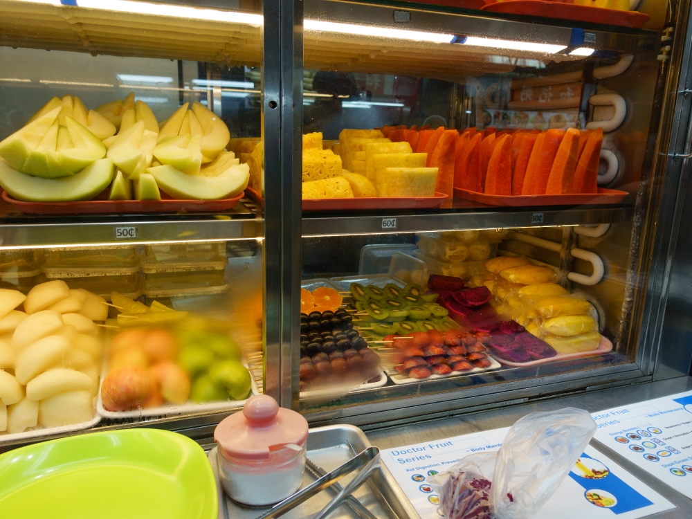 fresh cut fruit for sale singapore china town