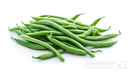 group of string beans with a fresh green color