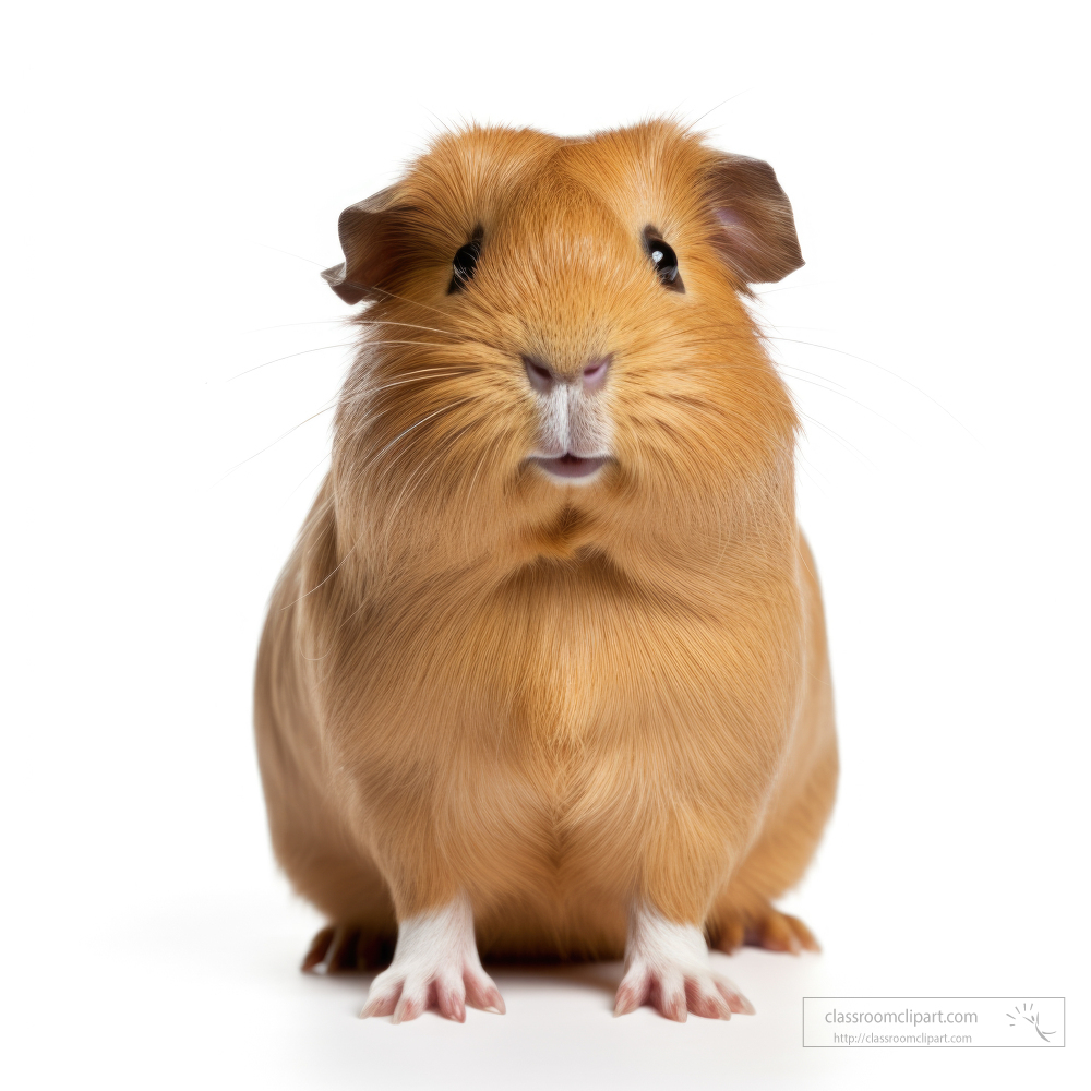 Guinea pig isolated on white background