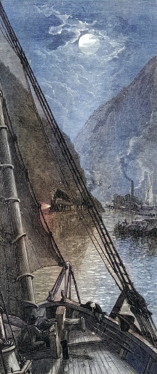 Historical Illustration of the Hudson River